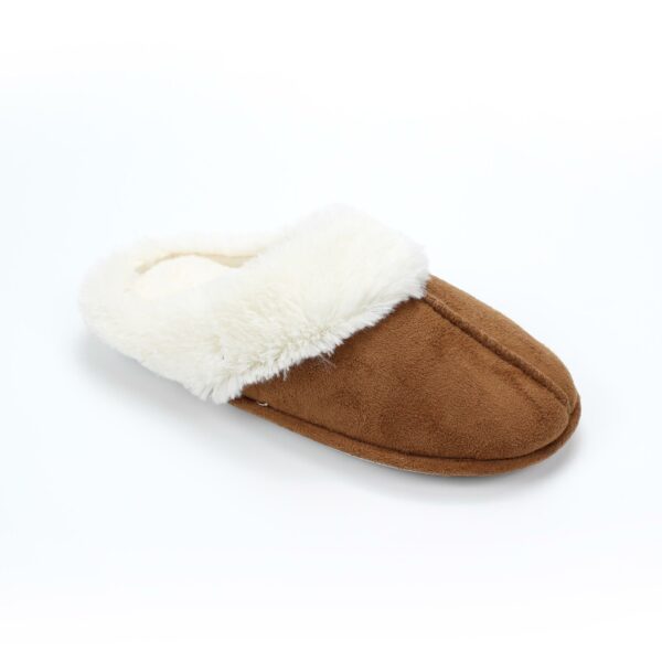 microfiber upper home TPR outsole woman soft insole indoor slipper - Image 2