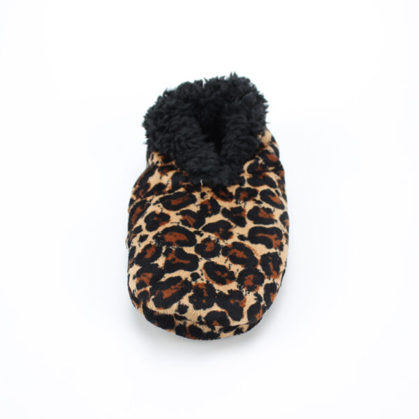 leopard print black lining pre-slippery outsole indoor slipper ballerina - Image 5