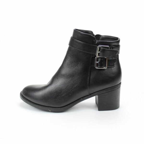 ankle casual boots with black PU fashion boots lady women shoes - Image 3