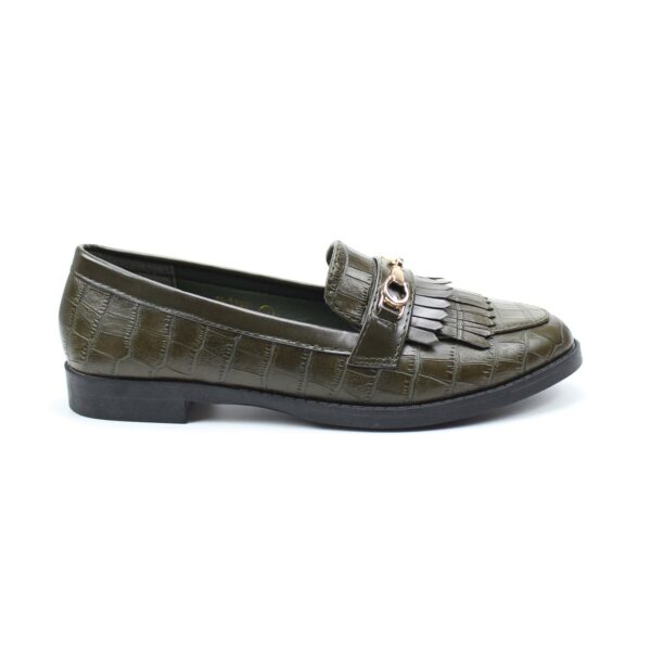 upper alligator pu derby style with TPR outsole fashion woman causal shoes